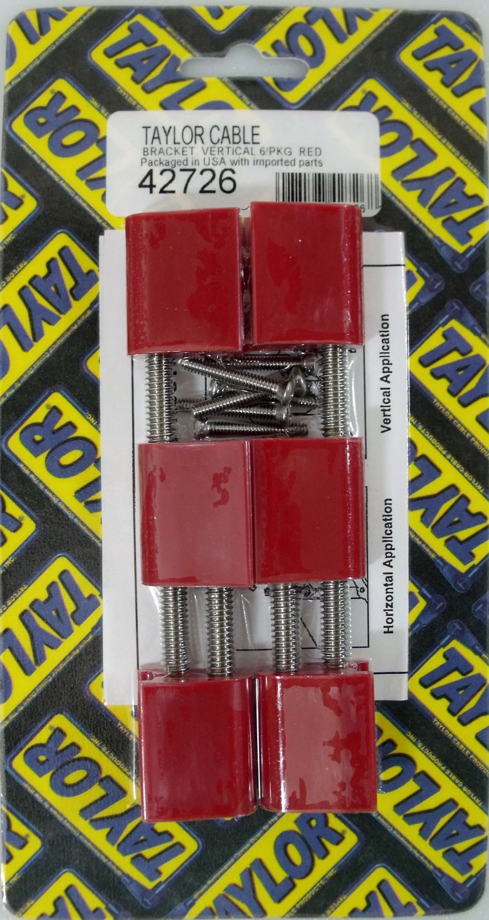 Spark Plug Wire Holder 6 Red 42726